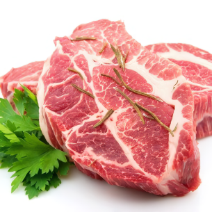 Cabeza de lomo fileteada cerdo producciòn ecològica