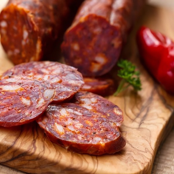 Chorizo producción ecológica  pieza