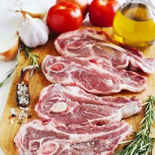 Chuletas pierna de cordero producción ecológica