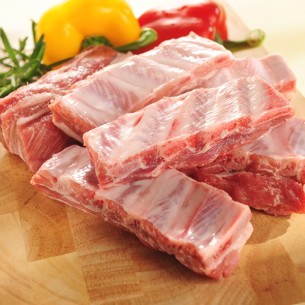 Costillas de cerdo producción ecológica