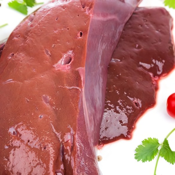 Hígado fileteado de ternera producción ecológica