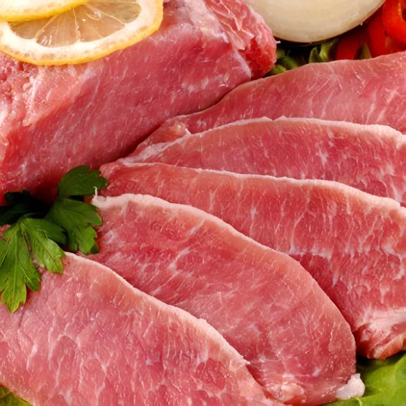 Lomo fileteado de cerdo producción ecológica