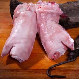 Manitas de cerdo de producción ecológica