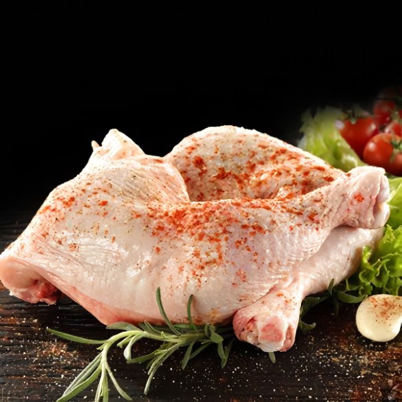 Muslo de pollo producción ecológica