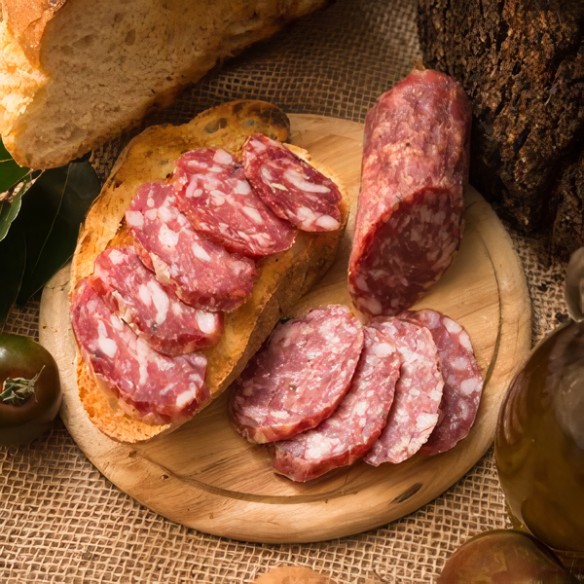 Salchichón producción ecológica pieza