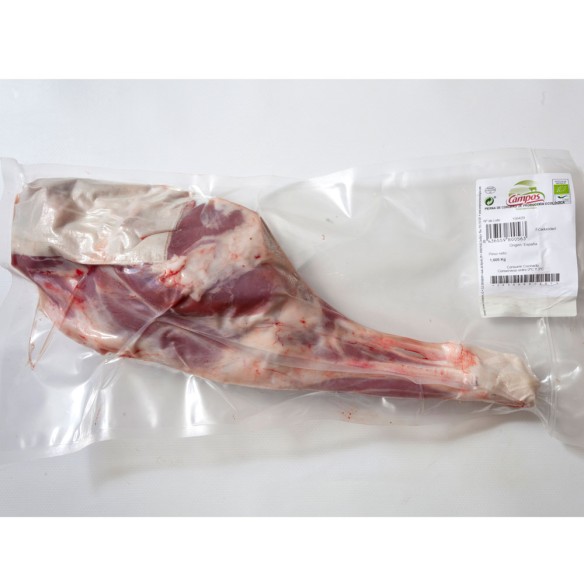 Pierna de cordero de producción ecológica