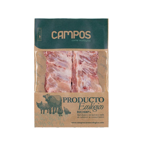 Costillas de cerdo producción ecológica