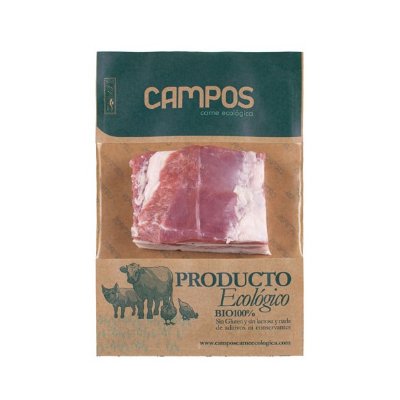 Panceta de cerdo producción ecológica