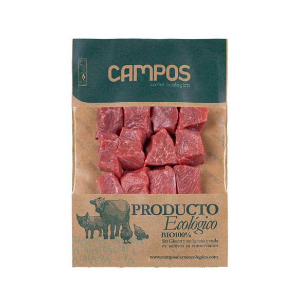 Magro troceado de ternera ecológica