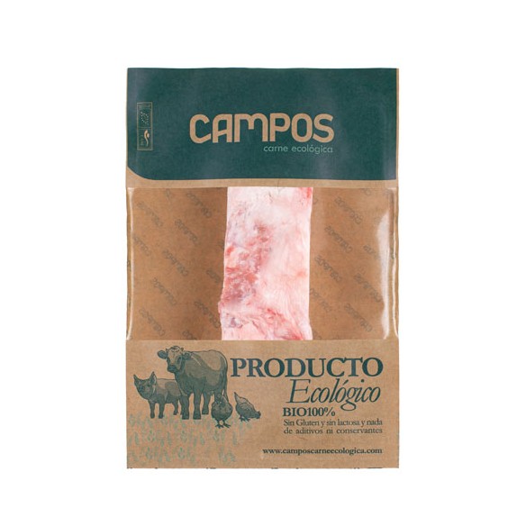 Tocino de papada de cerdo producción ecológica