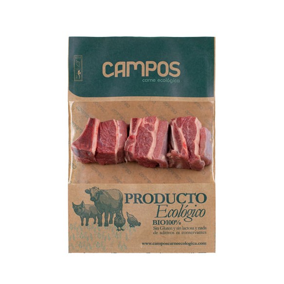 Costilla centro de ternera producción  ecológica