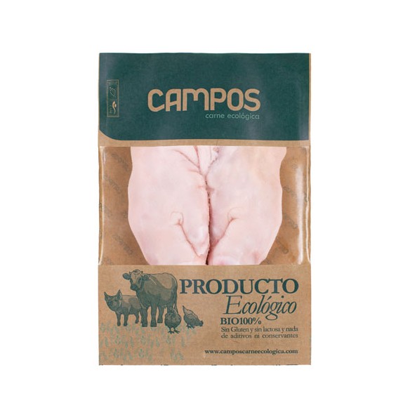 Manitas de cerdo de producción ecológica