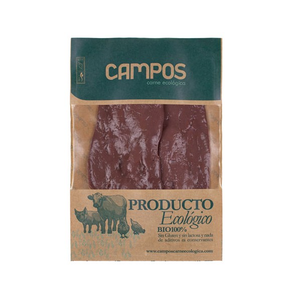 Hígado fileteado de ternera producción ecológica
