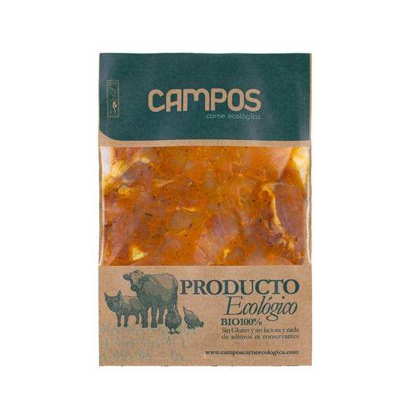 Pinchos de pollo ecológico