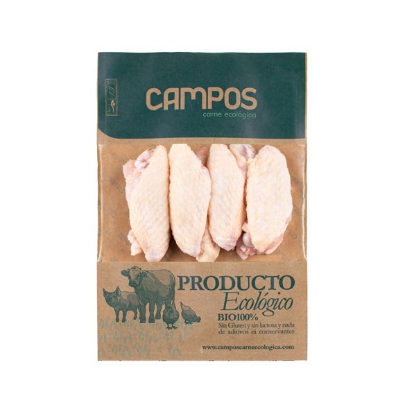 Alas de pollo producción ecológica