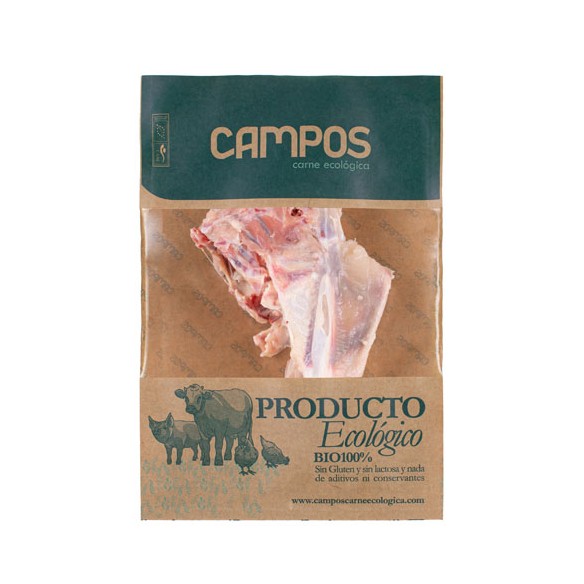 Carcasa de pollo producción ecológica