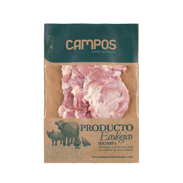 Churrasco de pollo de producción ecológica