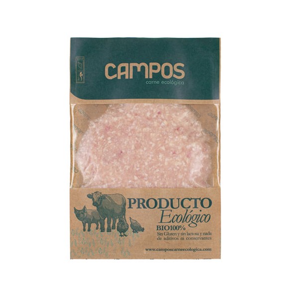 Picada de pollo producción ecológica