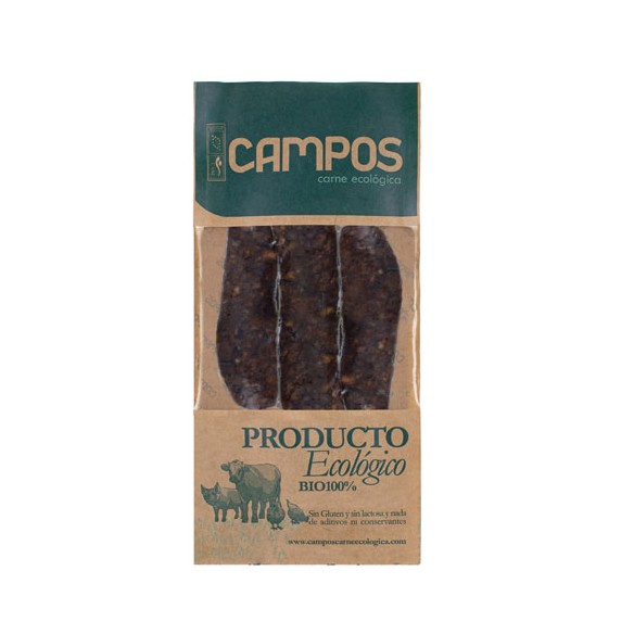 Morcilla curada producción ecológica