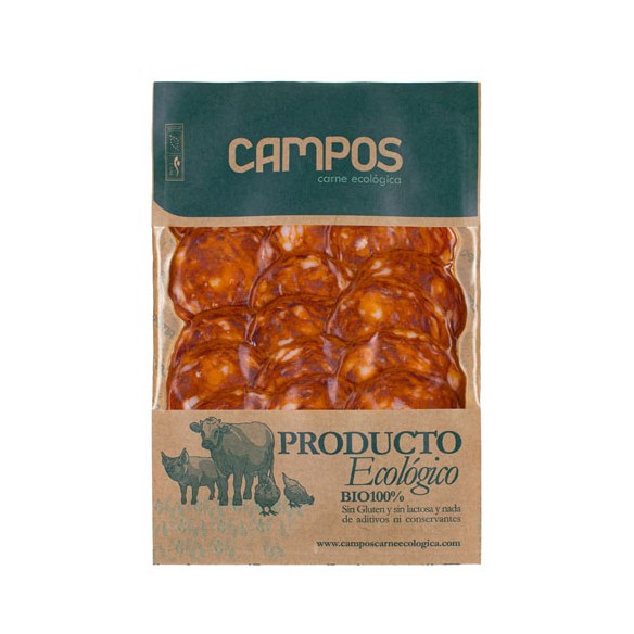 Chorizo producción ecológica (loncheado)