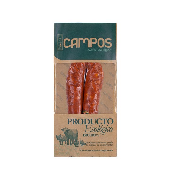 Chorizo sarta dulce producción ecológica