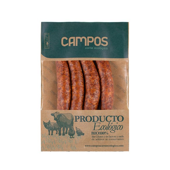Chorizo fresco producción ecológica