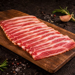 Panceta de bellota 100% ibérica ecológica loncheada