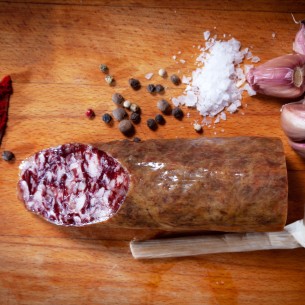 Salchichón ibérico de producción ecológica pieza