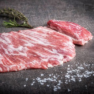 Secreto de cerdo ibérico de producción ecológica