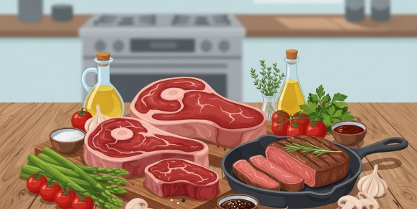 Solomillo de ternera en salsa de vino tinto y chalotas caramelizadas