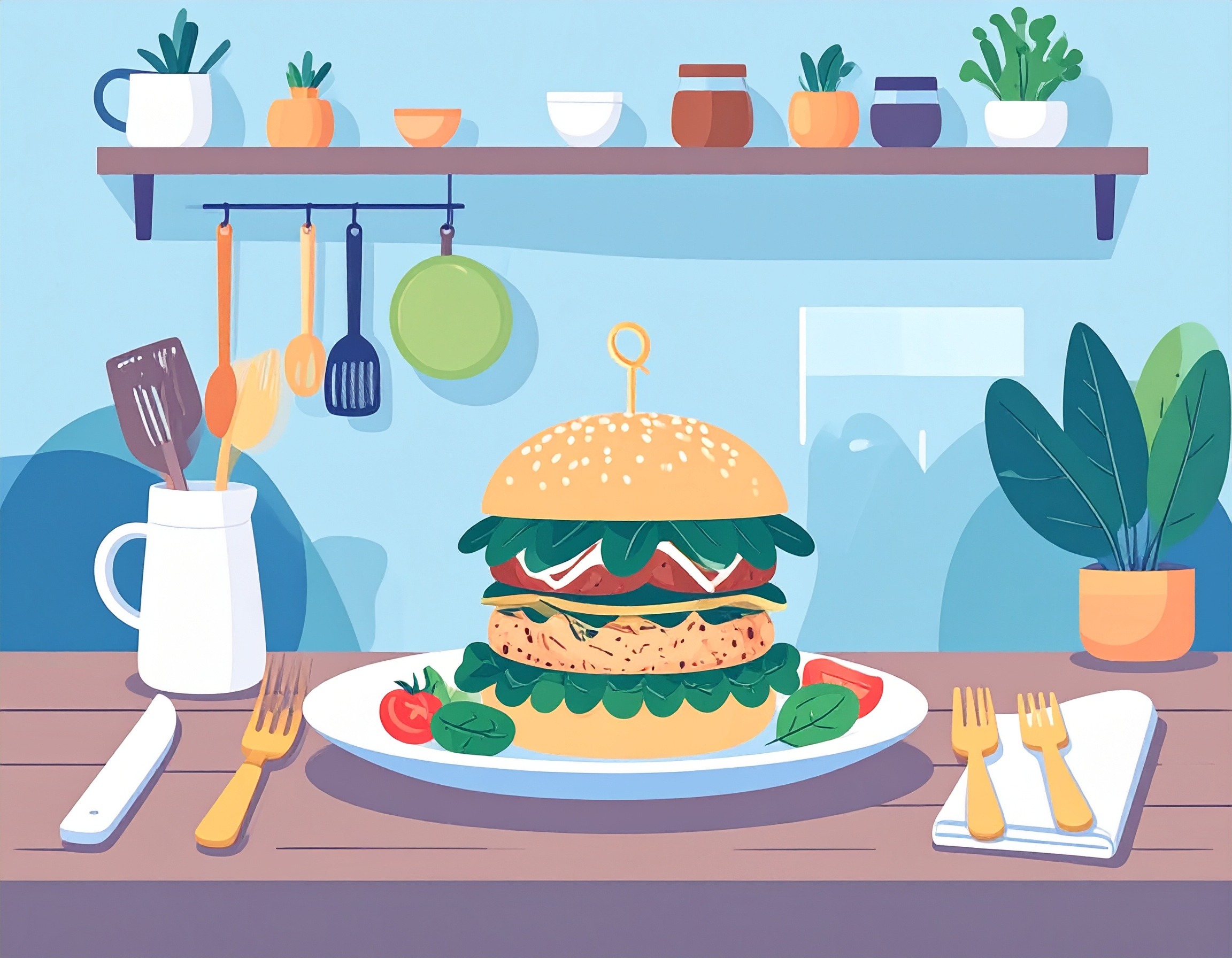Hamburguesas de pavo y espinacas