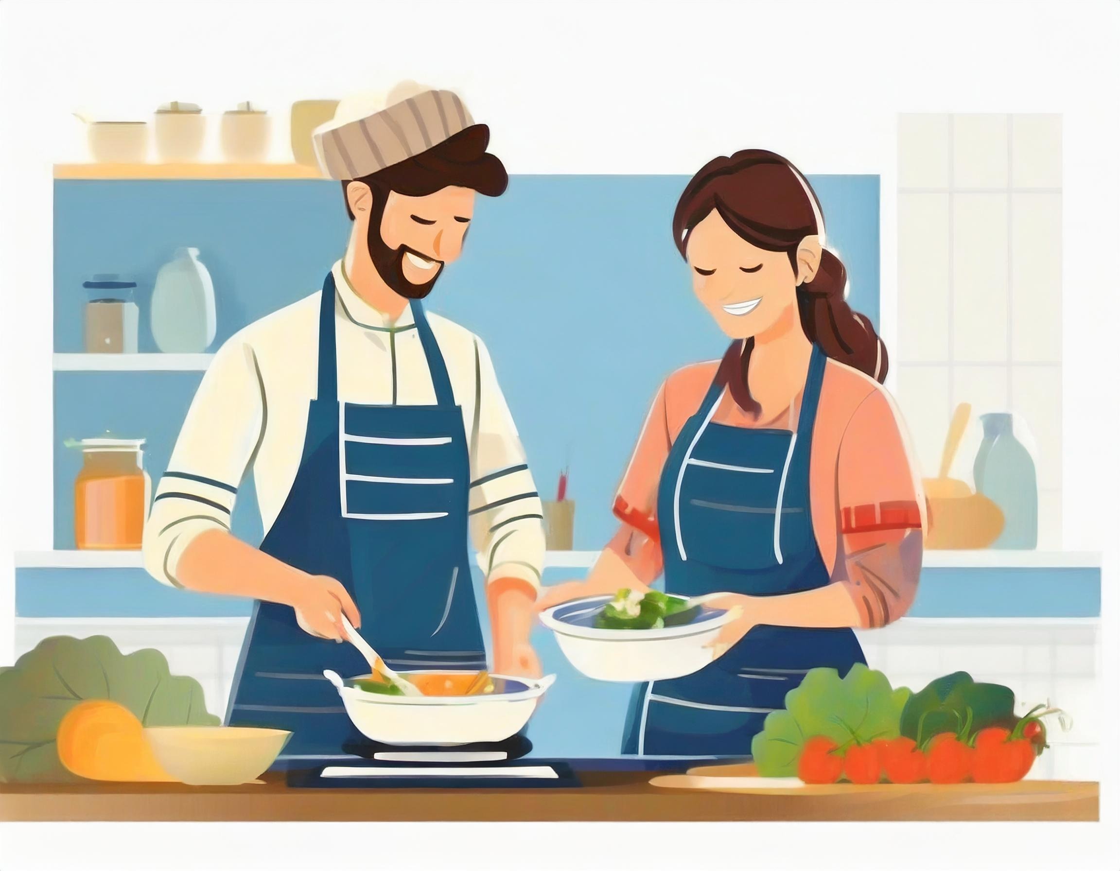 Ensalada templada de garbanzos y pollo