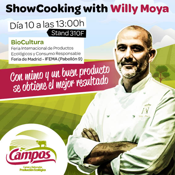 Showcooking with Willy Moya